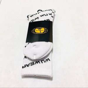 Wu wear Wu-Tang clan all over print logo socks